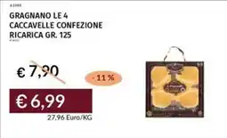 Prezzemolo e Vitale Gragnano le 4 caccavelle confezione ricarica offerta