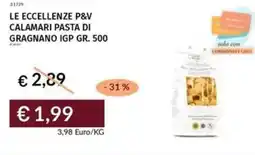 Prezzemolo e Vitale Le eccellenze p&v calamari pasta di gragnano IGP offerta