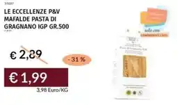 Prezzemolo e Vitale Le eccellenze p&v mafalde pasta di gragnano IGP offerta