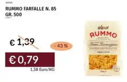 Prezzemolo e Vitale Rummo farfalle N. 85 offerta