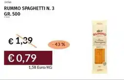 Prezzemolo e Vitale Rummo spaghetti N.3 offerta