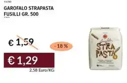 Prezzemolo e Vitale Garofalo strapasta fusilli offerta