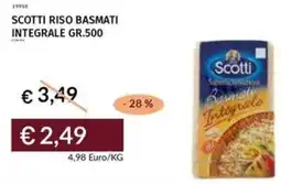 Prezzemolo e Vitale Scotti riso basmati integrale offerta