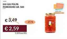 Prezzemolo e Vitale Giu giu polpa pomodoro offerta