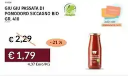 Prezzemolo e Vitale Giu giu passata di pomodoro siccagno bio offerta