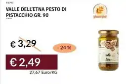 Prezzemolo e Vitale Valle dell'etna pesto di pistacchio offerta