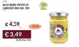 Prezzemolo e Vitale Alce nero pesto di carciofi bio offerta