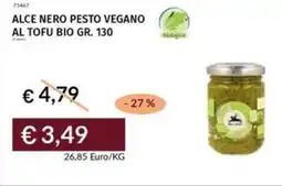 Prezzemolo e Vitale Alce nero pesto vegano al tofu bio offerta