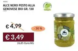 Prezzemolo e Vitale Alce nero pesto alla genovese bio offerta