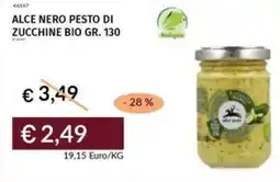 Prezzemolo e Vitale Alce nero pesto di zucchine bio offerta