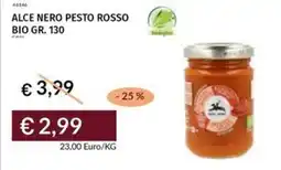 Prezzemolo e Vitale Alce nero pesto rosso bio offerta