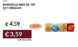 Prezzemolo e Vitale Bonduelle mais x3 offerta