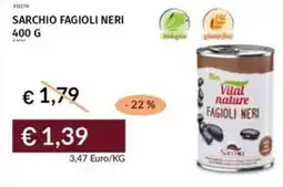 Prezzemolo e Vitale Sarchio fagioli neri offerta