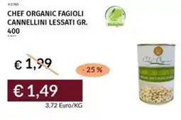 Prezzemolo e Vitale Chef organic fagioli cannellini lessati offerta