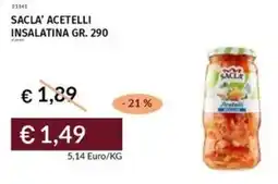 Prezzemolo e Vitale Sacla' acetelli insalatina offerta