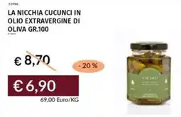 Prezzemolo e Vitale La nicchia cucunci in olio extravergine di oliva offerta