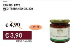 Prezzemolo e Vitale Campisi pate mediterraneo offerta