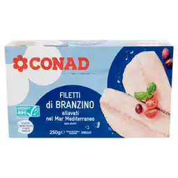 Spazio Conad FILETTI ALLEVATI NEL MAR MEDITERRANEO CONAD offerta