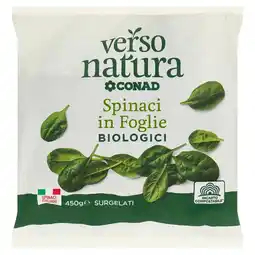 Spazio Conad SPINACI IN FOGLIE BIOLOGICI VERSO NATURA CONAD offerta