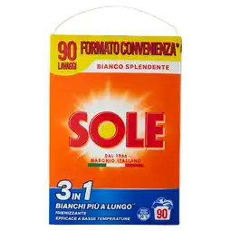 Spazio Conad DETERSIVO LAVATRICE POLVERE BIANCO SPLENDENTE SOLE offerta