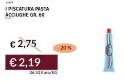 Prezzemolo e Vitale I piscatura pasta acciughe offerta