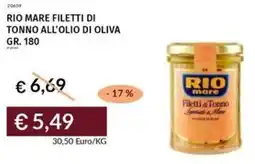 Prezzemolo e Vitale Rio mare filetti di tonno all'olio di oliva offerta
