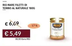 Prezzemolo e Vitale Rio mare filetti di tonno al naturale offerta