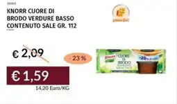 Prezzemolo e Vitale Knorr cuore di brodo verdure basso contenuto sale offerta