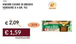 Prezzemolo e Vitale Knorr cuore di brodo verdure x 4 offerta