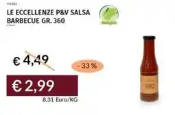 Prezzemolo e Vitale Le eccellenze p&v salsa barbecue offerta