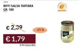 Prezzemolo e Vitale Biffi salsa tartara offerta