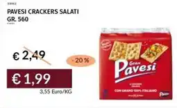 Prezzemolo e Vitale Pavesi crackers salati offerta