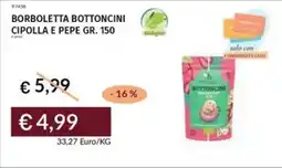 Prezzemolo e Vitale Borboletta bottoncini cipolla e pepe offerta