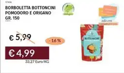 Prezzemolo e Vitale Borboletta bottoncini pomodoro e origano offerta