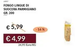 Prezzemolo e Vitale Fongo lingue di suocera parmigiano offerta