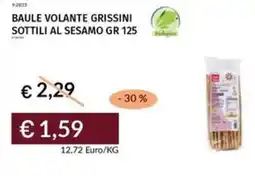 Prezzemolo e Vitale Baule volante grissini sottili al sesamo offerta