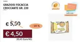 Prezzemolo e Vitale Graziosi focaccia croccante offerta