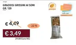 Prezzemolo e Vitale Graziosi grissini ai semi offerta