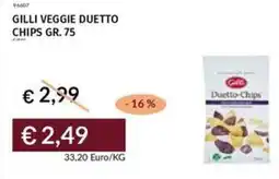 Prezzemolo e Vitale Gilli veggie duetto chips offerta