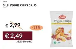 Prezzemolo e Vitale Gilli veggie chips offerta
