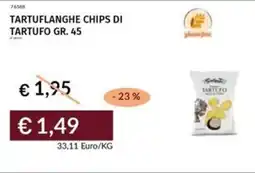 Prezzemolo e Vitale Tartuflanghe chips di tartufo offerta