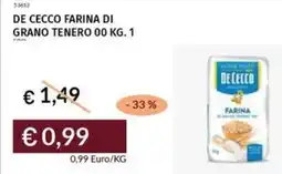 Prezzemolo e Vitale De cecco farina di grano tenero 00 offerta