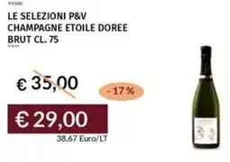 Prezzemolo e Vitale Le selezioni p&v champagne etoile doree brut offerta