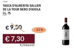 Prezzemolo e Vitale Tasca d'almerita sallier de la tour nero d'avola offerta