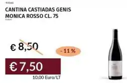 Prezzemolo e Vitale Cantina castiadas genis monica rosso offerta