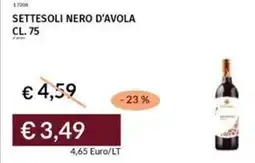 Prezzemolo e Vitale Settesoli nero d'avola offerta