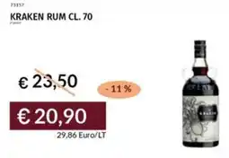 Prezzemolo e Vitale Kraken rum offerta