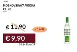 Prezzemolo e Vitale Moskovskaya VODKA offerta