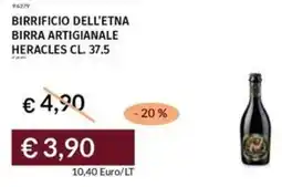 Prezzemolo e Vitale Birrificio dell'etna birra artigianale heracles offerta