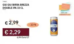 Prezzemolo e Vitale Giu giu birra brezza double IPA offerta